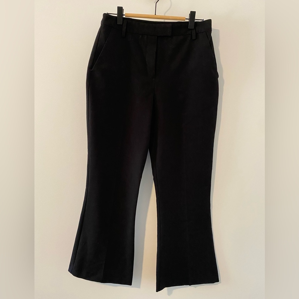 Topshop Black Flared Trousers – Size 4